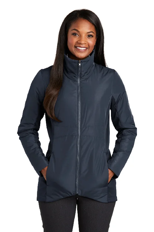 Port Authority Womens Collective Wind & Water Resistant Full Zip Jacket - River Navy Blue