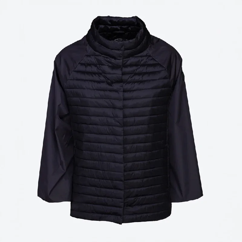 Women's Goldie bi-material jacket Black