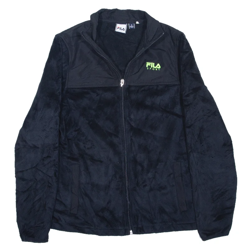 FILA Fleece Jacket Black Womens S