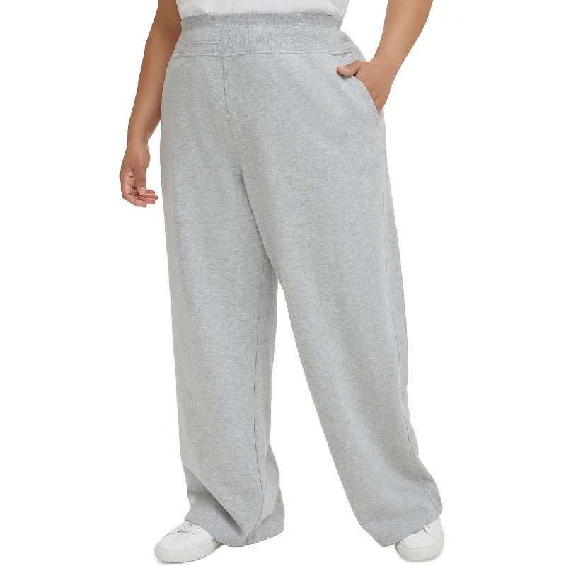 Calvin Klein Performance Womens Plus Fitness Running Sweatpants