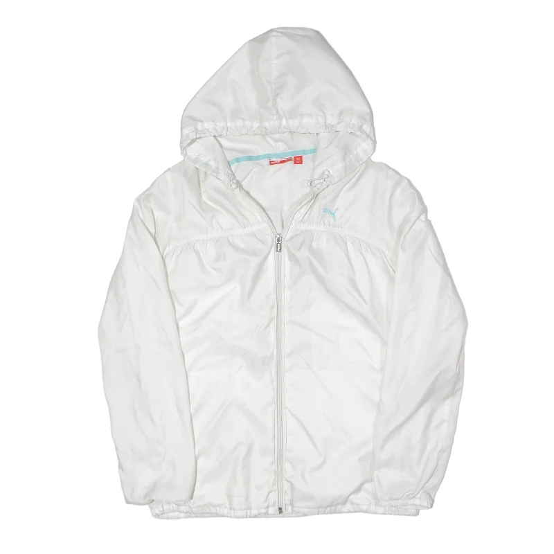 PUMA Rain Jacket White Womens M