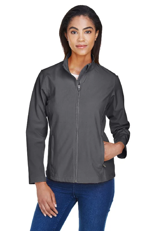 Team 365 Womens Leader Windproof & Waterproof Full Zip Jacket - Graphite Grey