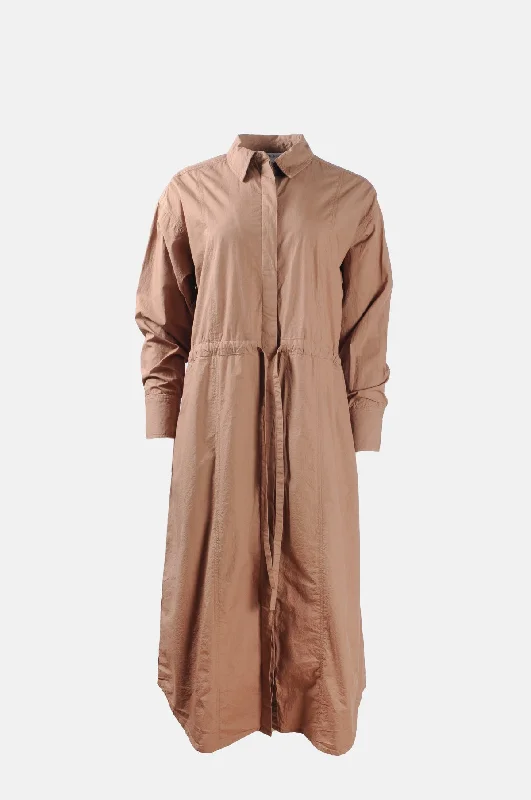 Molto Shirt Dress Deep Khaki