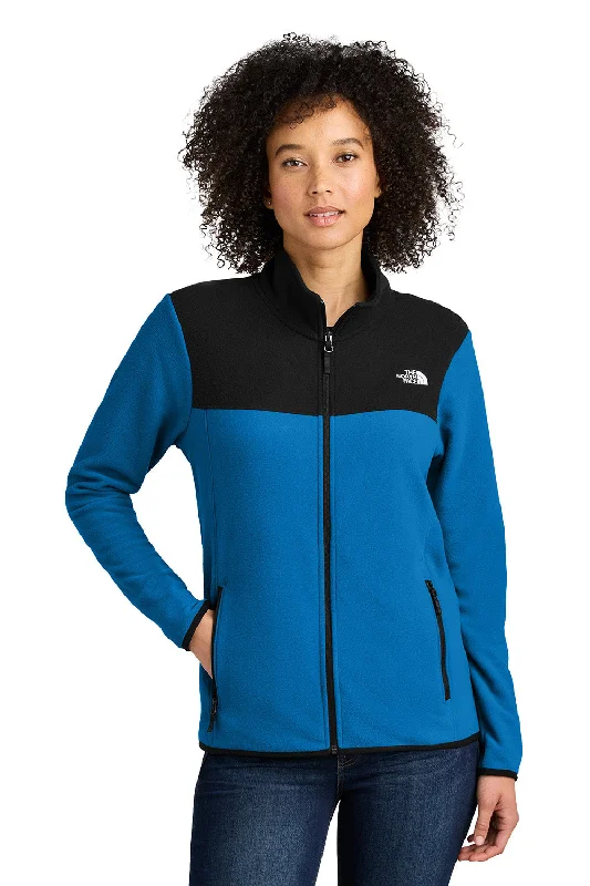 The North Face Womens Glacier Fleece Full Zip Jacket - Hero Blue/Black - New