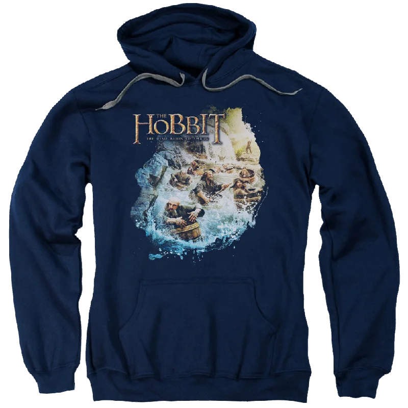 Hobbit Movie Trilogy, The Barreling Down - Pullover Hoodie