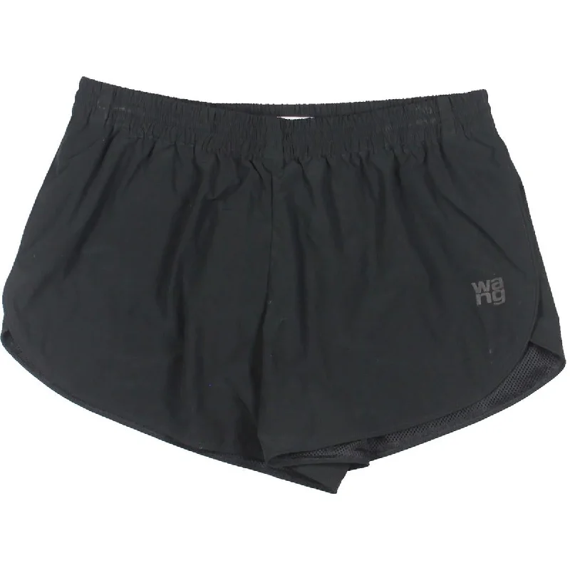 Alexander Wang Womens Nylon Mesh Lined Shorts