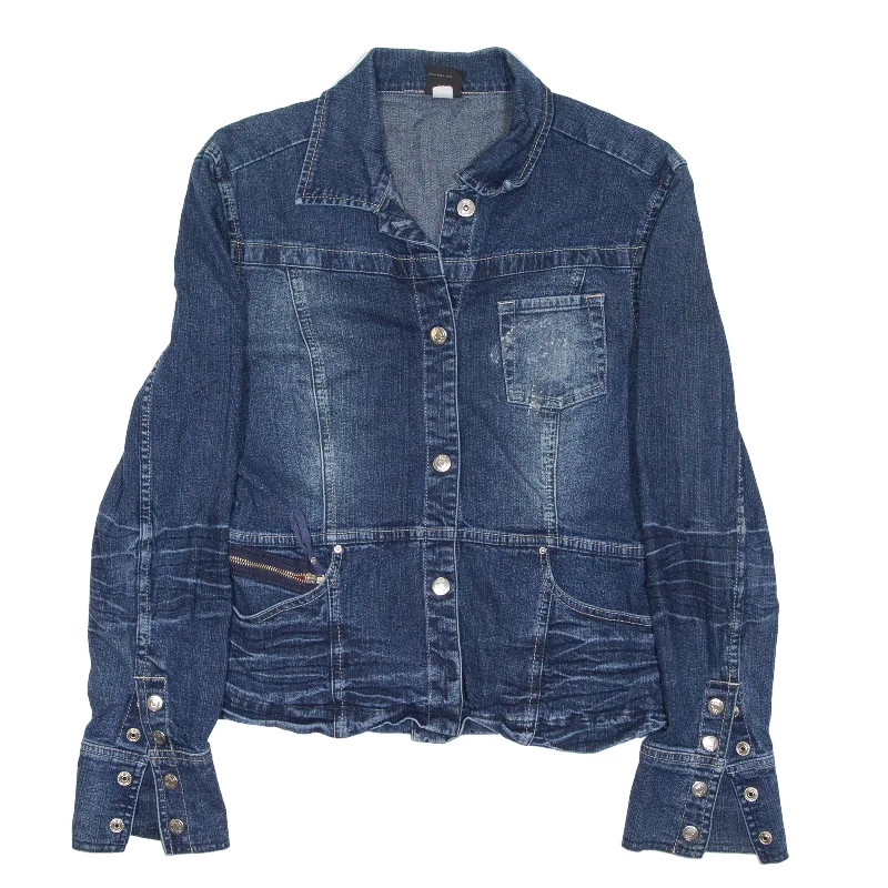 FUBU Denim Jacket Blue Womens L