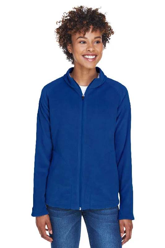 Team 365 Womens Campus Pill Resistant Microfleece Full Zip Jacket - Royal Blue