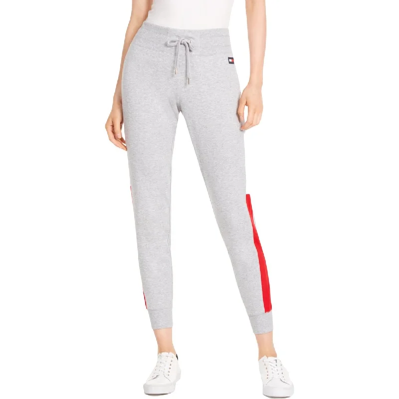 Tommy Hilfiger Sport Womens Colorblock Fitness Jogger Pants