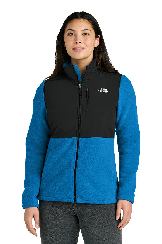 The North Face Womens Highest Peak Fleece Full Zip Jacket - Hero Blue/Black - New