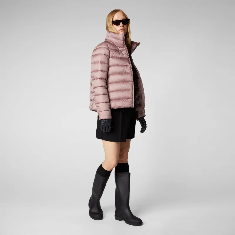 Women's Elsie Puffer Jacket In Misty Rose