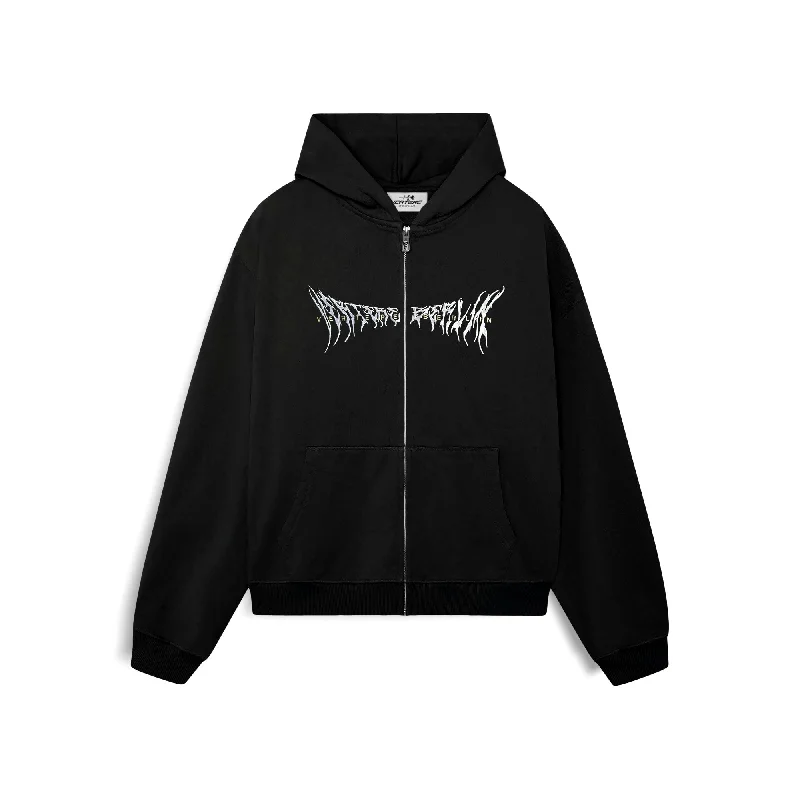 Early Bird Discount FOG ZIP HOODIE - BLACK