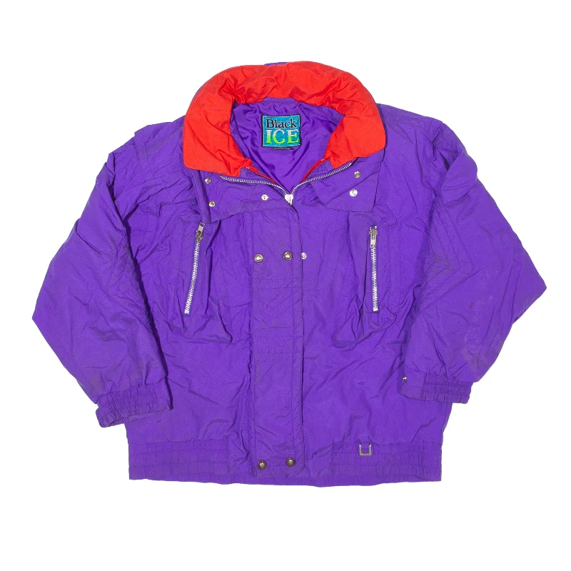 BLACK ICE Ski Jacket Purple Nylon 90s Womens M