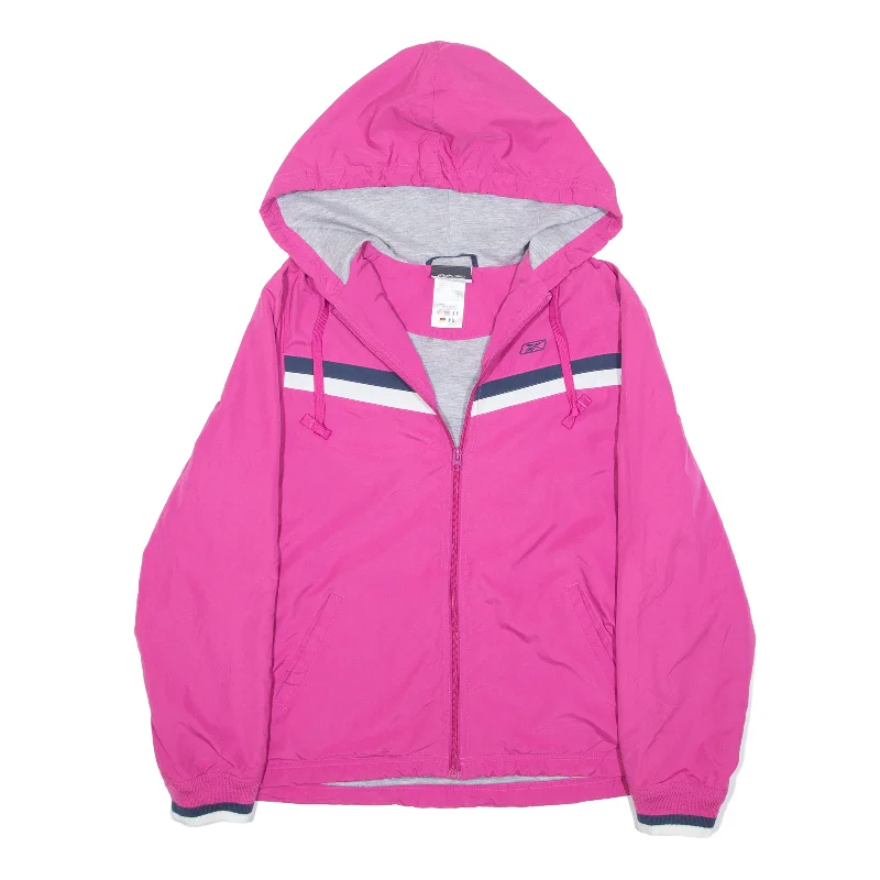 REEBOK Track Jacket Pink Womens UK 12